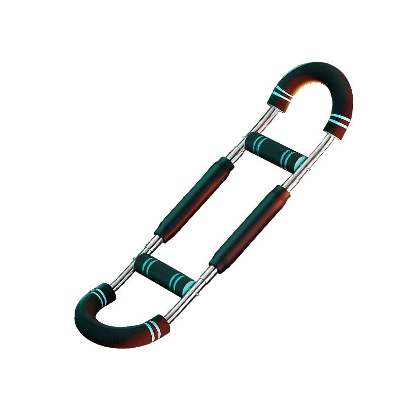 U-Shaped Spring Bar Trainer - Adjustable Chest & Arm Strengthener for Home Gym